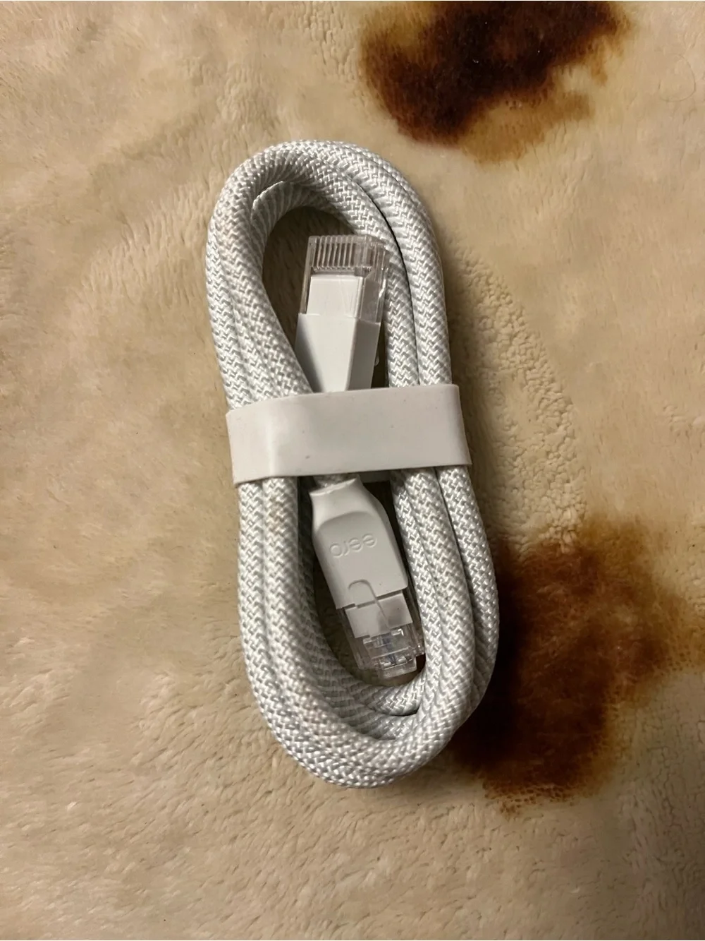 eero White Braided Ethernet Cable with Molded Connectors